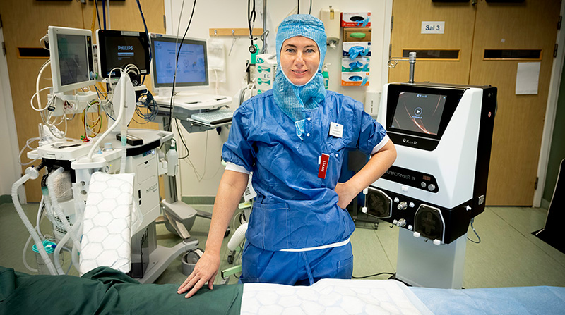 Marta Lomnytska, överläkare vid kvinnokliniken på Akademiska sjukhuset.